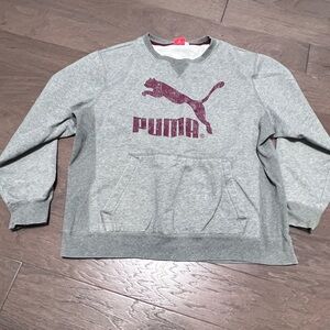 Puma Crew Neck Long Sleeve Sweatshirt
